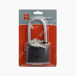 Аллюр Замок навесной HG-375C-L (ВС1Ч-375Д) полимер 5 ключей #172261