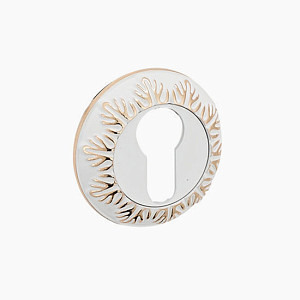 Ключевая накладка CL 5 WPB(белый/золото) #224106
