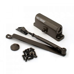 Доводчик NOTEDO DC-120 лёгкий характер (коричневый)