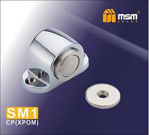 Упор дверной магнитный напольный МСМ SM1 CP #233087